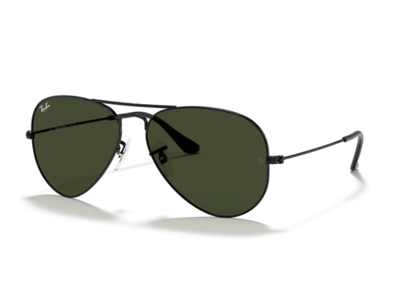 Ray Ban Aviador RB3025 Black Verde G-15 Clásica / 58mm - Imagen 5