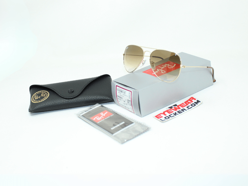 Ray Ban Aviador RB3025 Café Degradada - Imagen 7