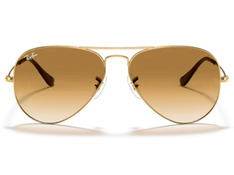Ray Ban Aviador RB3025 Café Degradada - Imagen 3