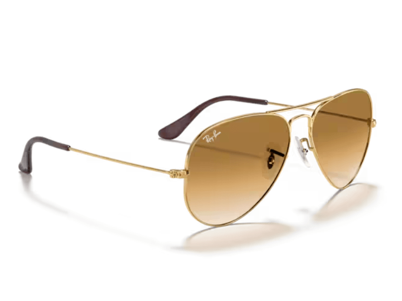 Ray Ban Aviador RB3025 Café Degradada - Imagen 5
