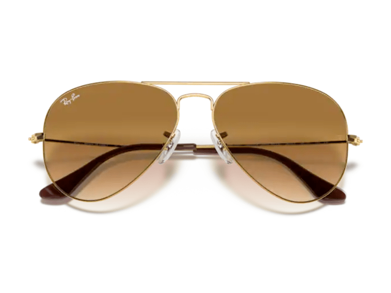 Ray Ban Aviador RB3025 Café Degradada - Imagen 4
