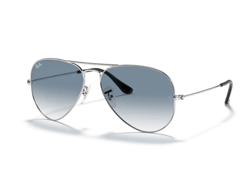 Ray Ban Aviador RB3025 Blue Claro Degradada - Imagen 4