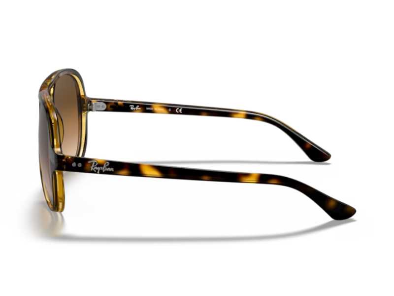 Ray Ban Cats 5000 RB4125 Polished Light Havana Café Degradado - Imagen 4