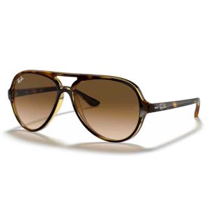 Ray Ban Cats 5000 RB4125 Polished Light Havana Café Degradado