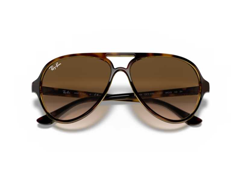 Ray Ban Cats 5000 RB4125 Polished Light Havana Café Degradado - Imagen 5