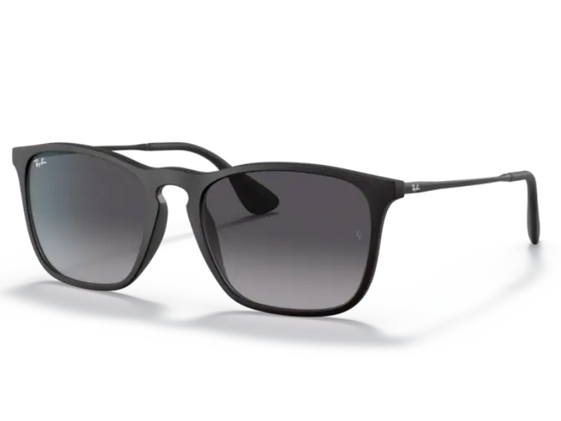 Ray Ban Chris RB4187 Matte Black Gris Degradada - Imagen 5