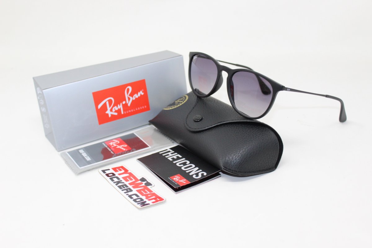Ray Ban Erika RB4171 Rubber Black Gris Degradada - Imagen 7