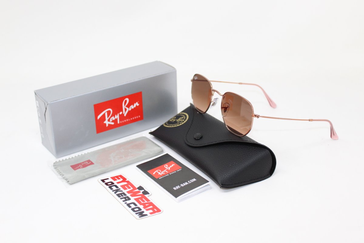 Ray Ban Hexagonal RB3548N Cobre Marron Degradado - Imagen 6