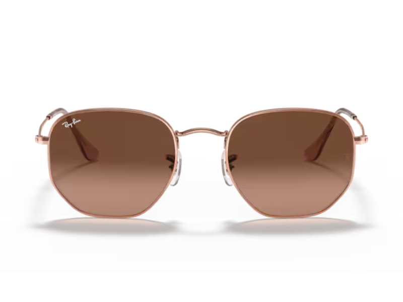 Ray Ban Hexagonal RB3548N Cobre Marron Degradado - Imagen 4