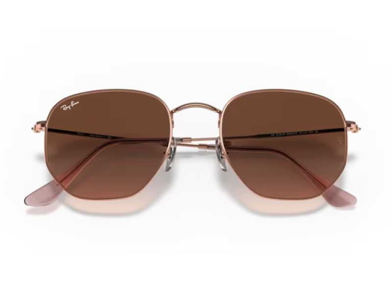 Ray Ban Hexagonal RB3548N Cobre Marron Degradado - Imagen 5
