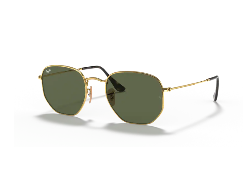 Ray Ban Hexagonal RB3548N Gold Verde G-15 Clásica – 51mm - Imagen 4