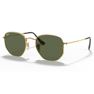 Ray Ban Hexagonal RB3548N Gold Verde G-15 Clásica – 51mm