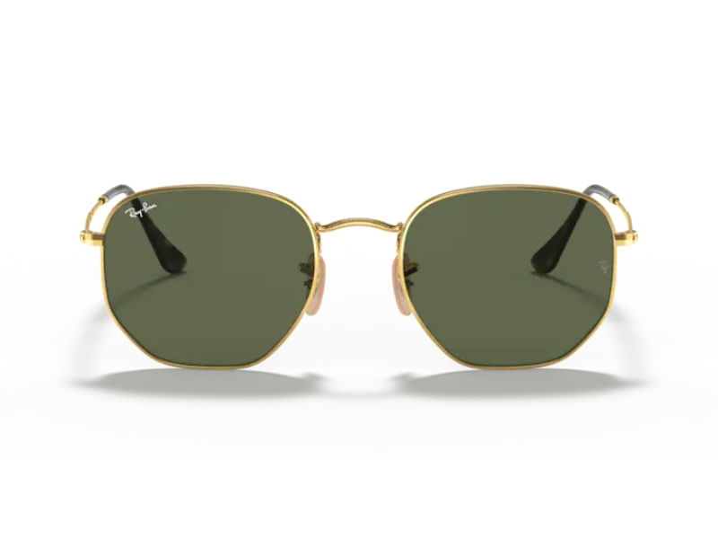 Ray Ban Hexagonal RB3548N Gold Verde G-15 Clásica – 51mm - Imagen 3