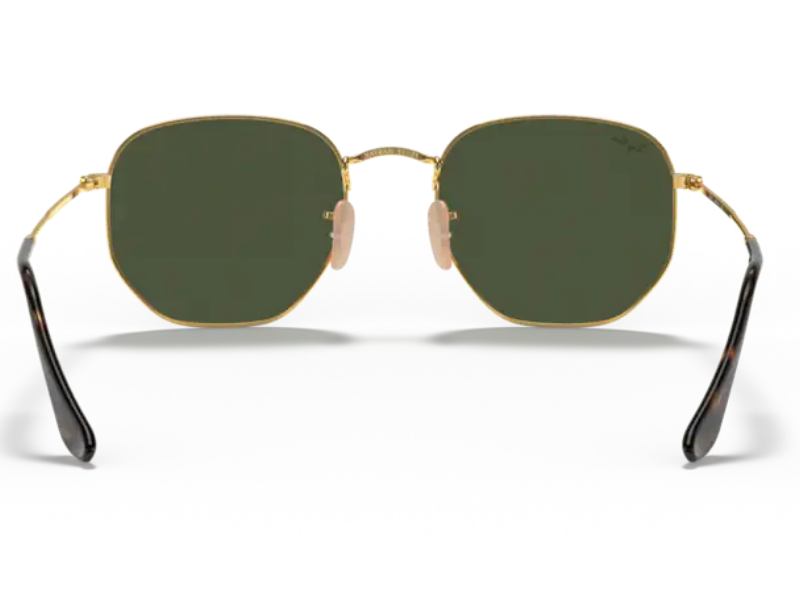 Ray Ban Hexagonal RB3548N Gold Verde G-15 Clásica – 51mm - Imagen 7