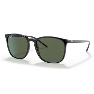Ray Ban HighStreet RB4387 Negro Pulido Verde G-15