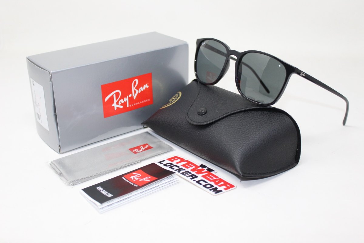 Ray Ban HighStreet RB4387 Negro Pulido Verde G-15 - Imagen 8