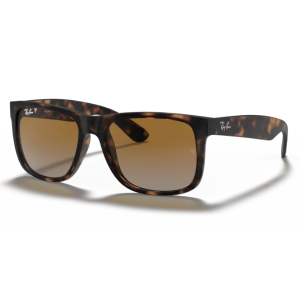 Ray Ban Justin RB4165 Havana Matte Café Degradada Polarizadas
