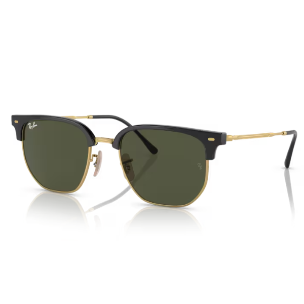 Ray Ban New Clubmaster RB4416 Black Gold Green