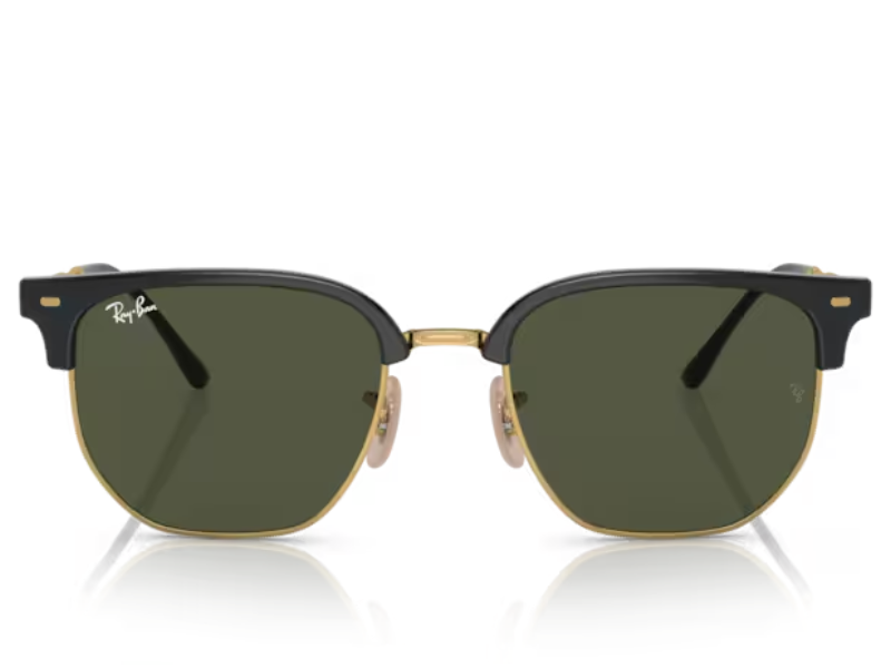 Ray Ban New Clubmaster RB4416 Black Gold Green - Imagen 3