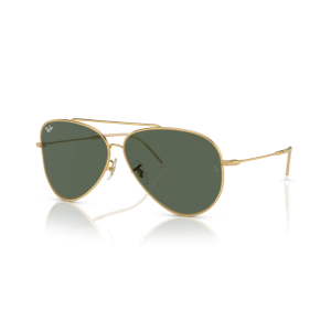 Ray Ban Aviador Reverse Oro Arista Dark Green