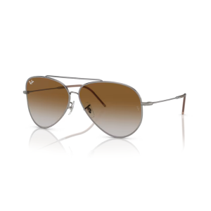 Ray Ban Aviador Reverse Gunmetal Marron
