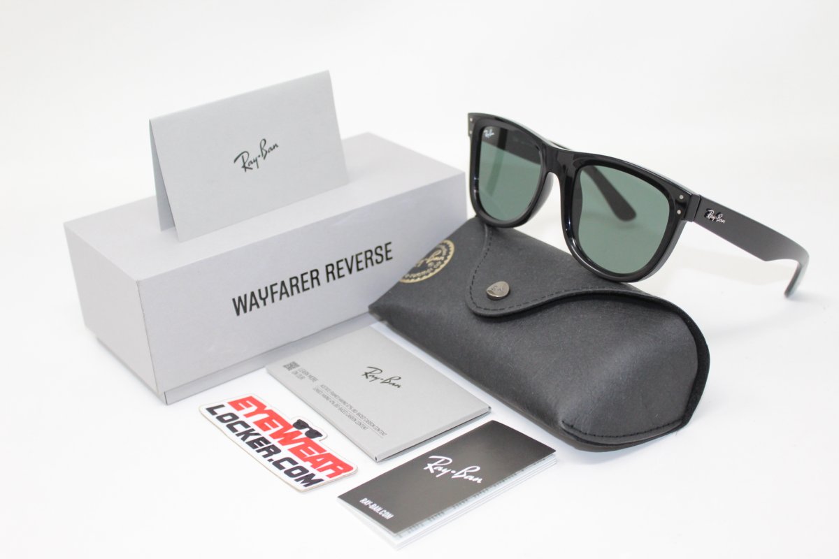 Ray Ban Wayfarer Reverse Black Dark Green - Imagen 6