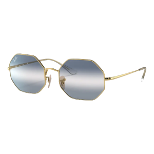 Ray Ban Octagon RB1972 Arista Clear Gradient Blue
