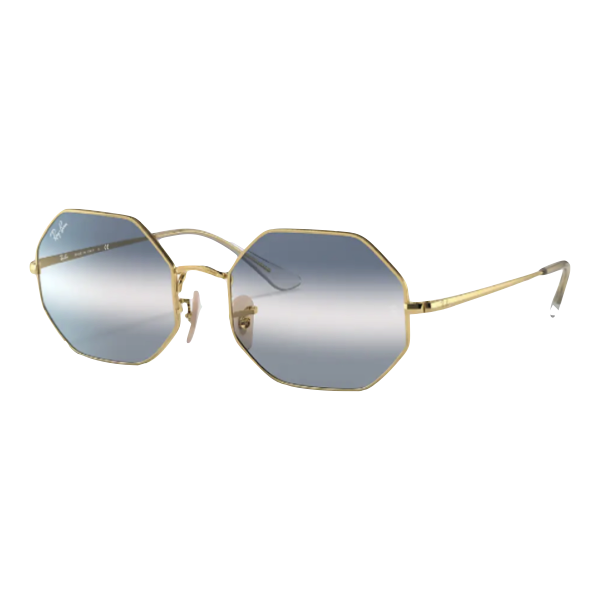 Ray Ban Octagon RB1972 Arista Clear Gradient Blue - Imagen 2