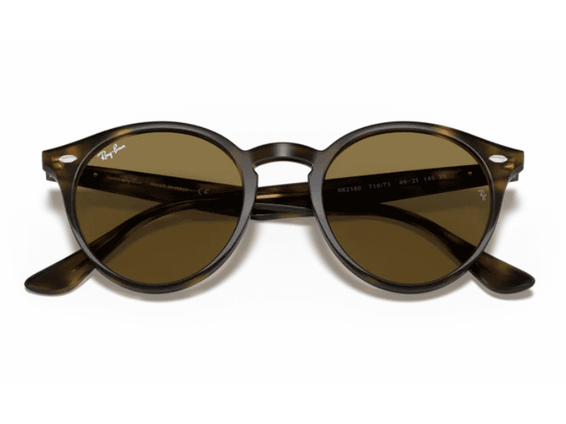 Ray Ban RB2180 Havana Dark Brown Classic B-15 - Imagen 6