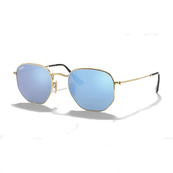 Ray Ban RB3548N Hexagonal Flat Lenses Light Blue