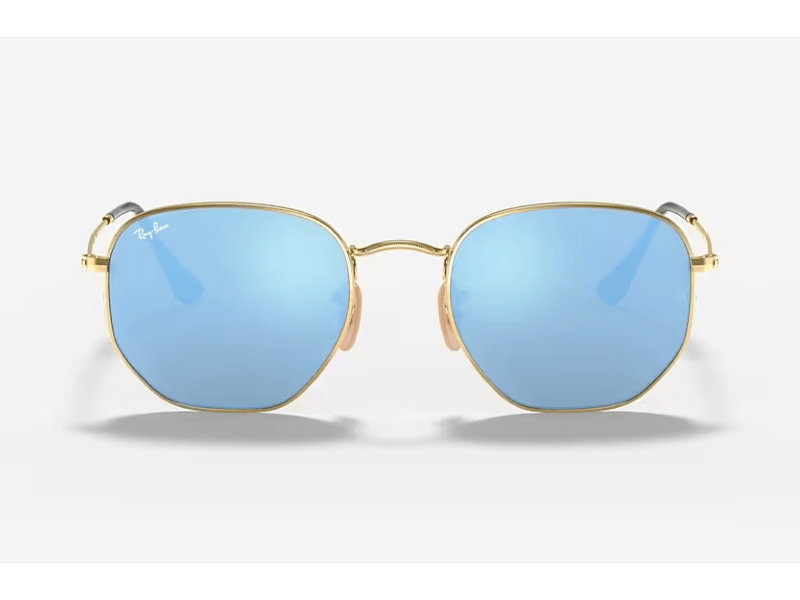 Ray Ban RB3548N Hexagonal Flat Lenses Light Blue - Imagen 3