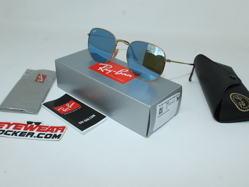 Ray Ban RB3548N Hexagonal Flat Lenses Light Blue - Imagen 6