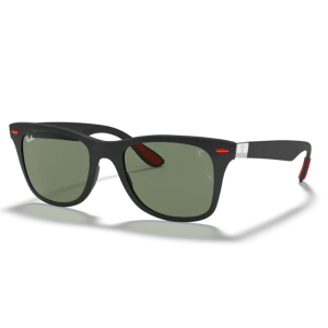 Ray Ban RB4195M Scuderia Ferrari Polarizadas Matte Black Dark Green
