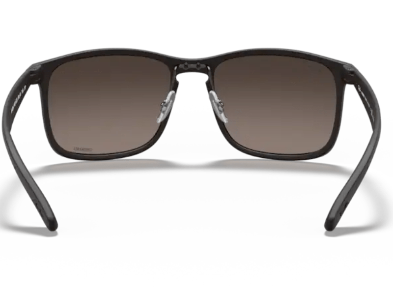 Ray Ban Chromance RB4264 Matte Black Silver Espejada Polarizadas - Imagen 6