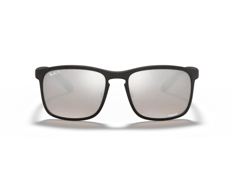Ray Ban Chromance RB4264 Matte Black Silver Espejada Polarizadas - Imagen 3