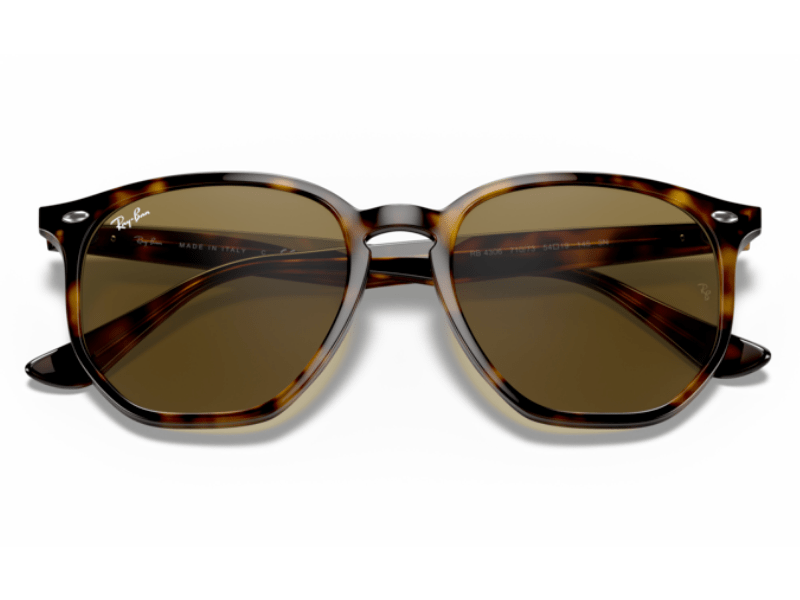 Ray Ban Hexagonal RB4306 Tortoise Brown - Imagen 6