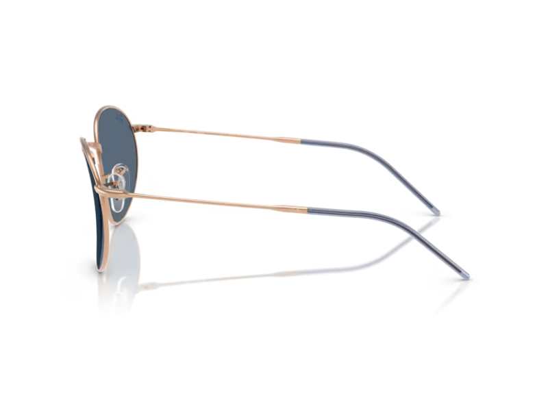 Ray Ban Round Reverse Rosegold Dark Blue - Imagen 3