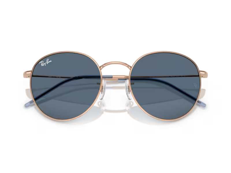 Ray Ban Round Reverse Rosegold Dark Blue - Imagen 5