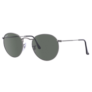 Ray Ban Round RB3447N Gunmetal Verde G-15