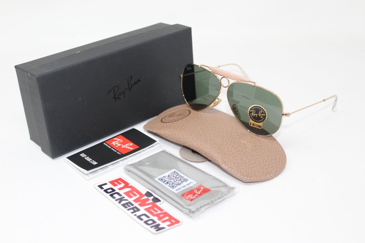 Ray Ban Shooter Gold Clásica Verde G-15 - Imagen 7