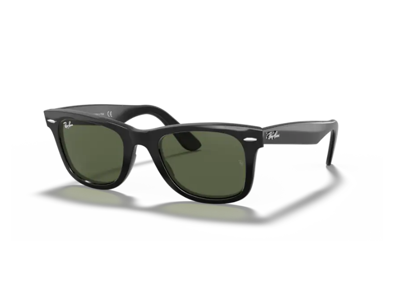 Ray Ban Wayfarer RB2140 Black Verde Clásica G-15 - Imagen 4