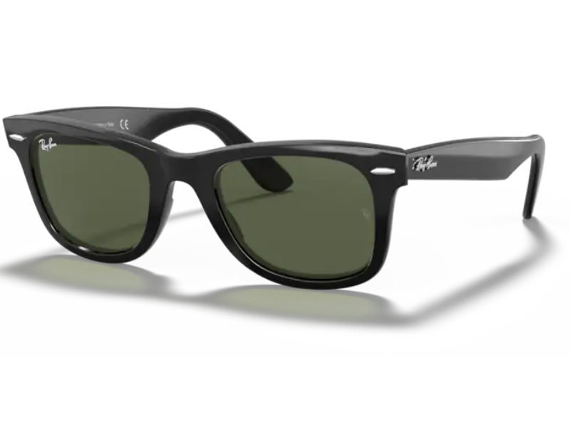 Ray Ban Wayfarer RB2140 Black Verde Clásica G-15 - Imagen 5