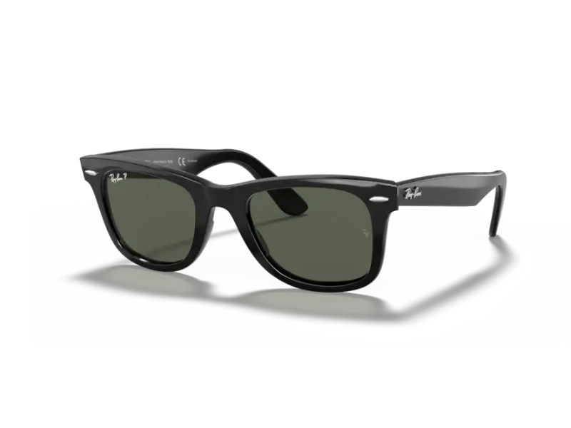 Ray Ban Wayfarer RB2140 Black Verde G-15 Clásica Polarizadas - Imagen 5