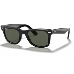Ray Ban Wayfarer RB2140 Black Verde G-15 Clásica Polarizadas