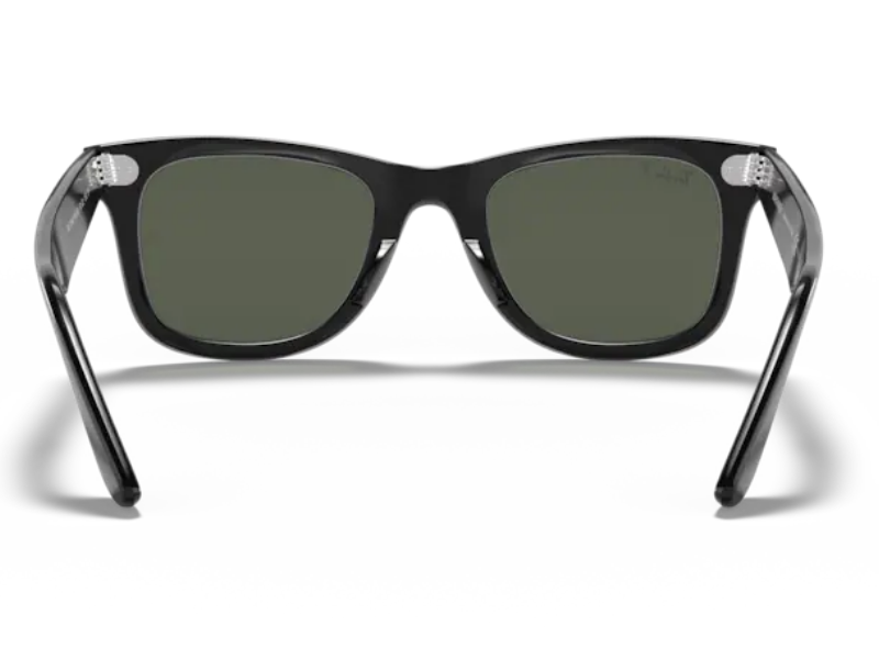 Ray Ban Wayfarer RB2140 Black Verde G-15 Clásica Polarizadas - Imagen 8