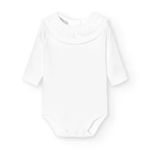 Body Cuello Volante Blanco