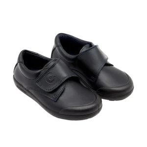 Zapato Colegial Azul Marino Piel Lavable