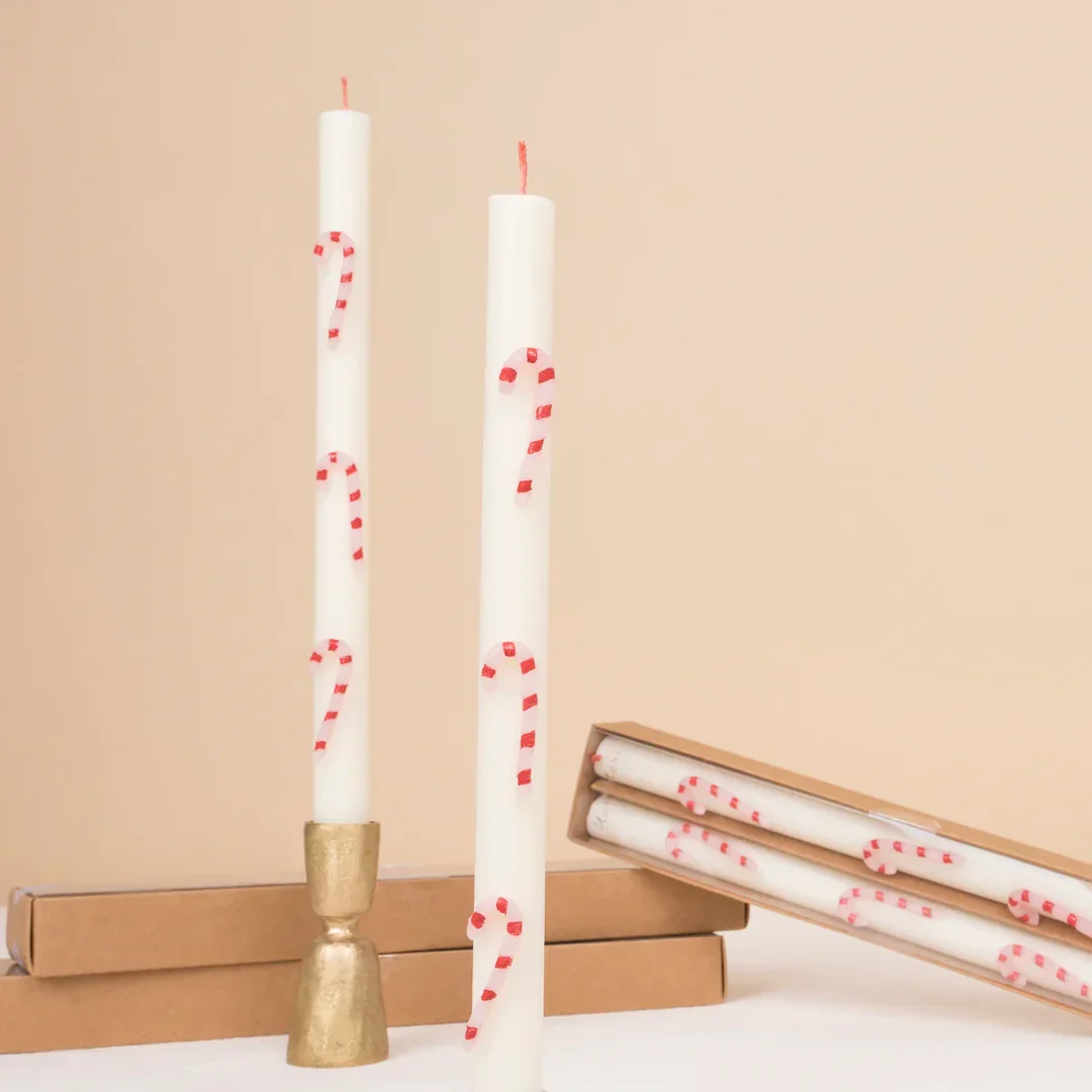 Velas de bastón de caramelo - Imagen 3
