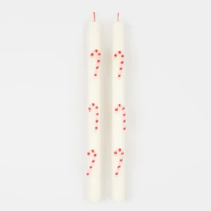 Velas de bastón de caramelo
