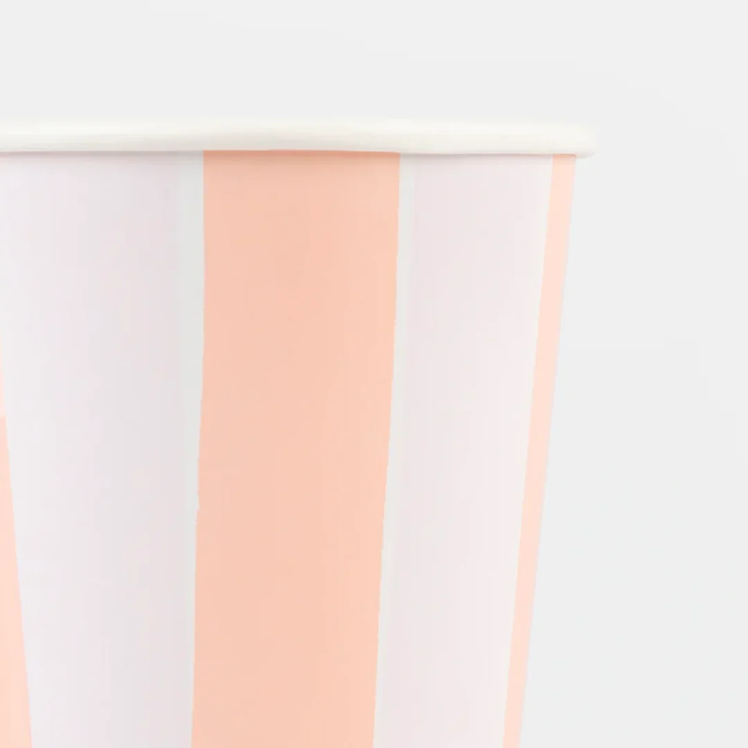 Vasos de Rayas Color Pastel - Imagen 3